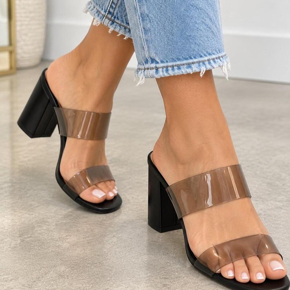 Chinese laundry black brown heels